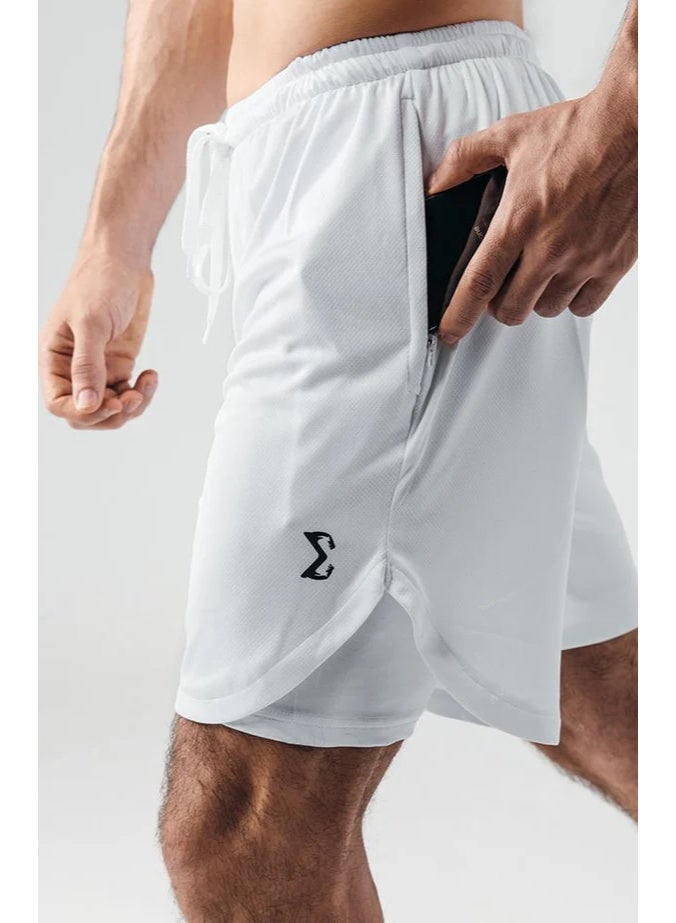 SIGMA FIT White Maverik Basic Short - Image 2